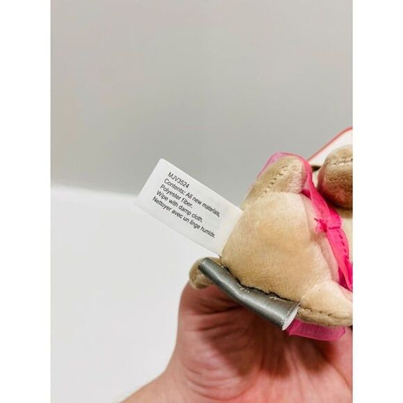 Hallmark 2016 Love Pug Plush with Pink Tutu and Tiara Girls Mini Stuffed Animal - Picture 10 of 10